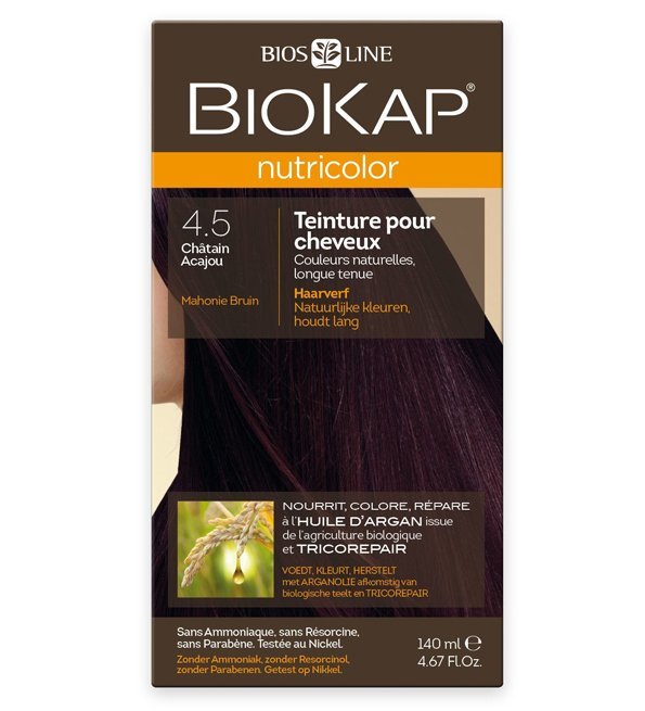 UUCZFD-Biokap-nutricolor-4.5-1.jpg Biokap - Nutricolor 4.5 Châtain acajou – Image 1