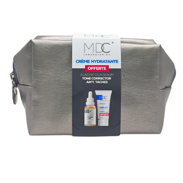 MDC  Tone Corrector Whitening Serum+ Exellence Hydra Max + Trousse