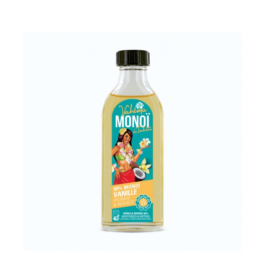 Vahéma Monoi Monoï de Tahiti Vanille - 99% Monoï - 100ml Vahéma Monoi Monoï de Tahiti Vanille - 99% Monoï - 100ml – Image 1
