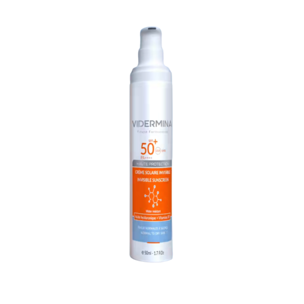 Vidermina Ecran Solaire Invisible Spf50+ 50ml