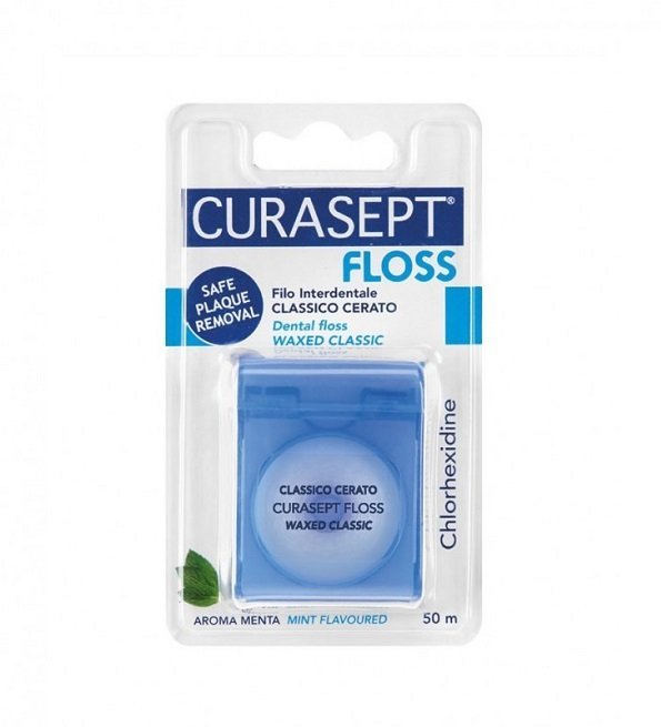 classico-floss-dental-floss-of-50-m-101399-1.jpg Curasept Fil Dentaire Cire Menthole – Image 1