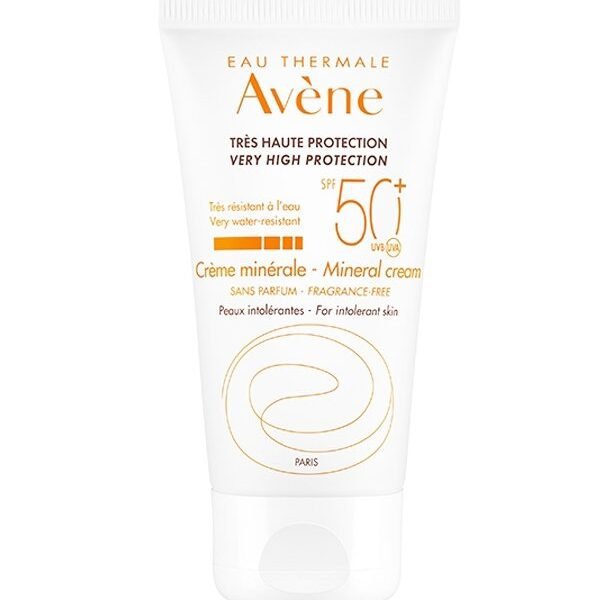 Eau Thermale Avène  Ecran Solaire Crème Minéral Spf 50+ - 50ml