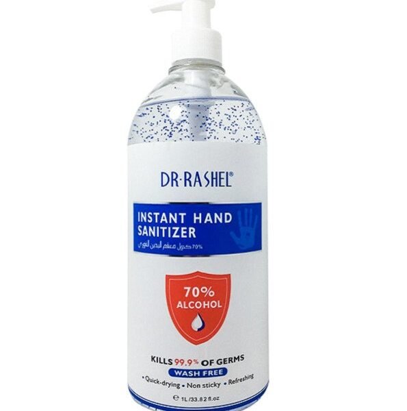 DR RASHEL DESINFECTANT INSTANT HAND SANITIZER Gel 75% ALCOHOL 1L