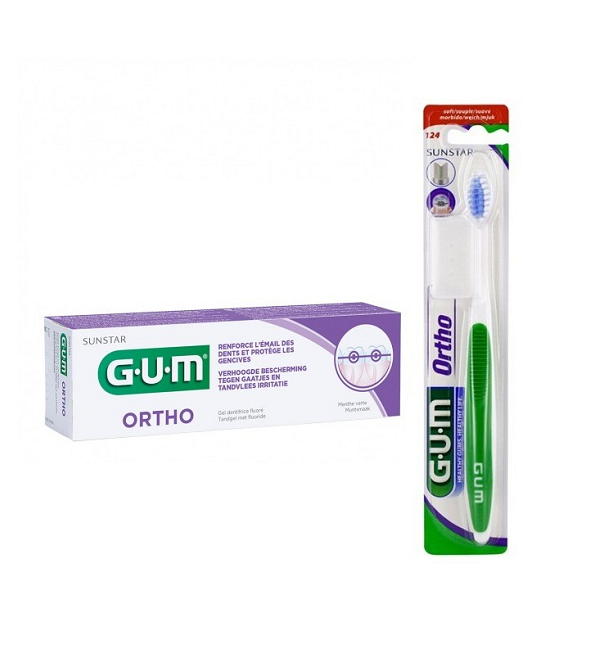 gum-dentifrice-ortho-brosse-a-dent-493-1.png Gum dent ortho 75ml+Bad orthontic 124 pack – Image 1