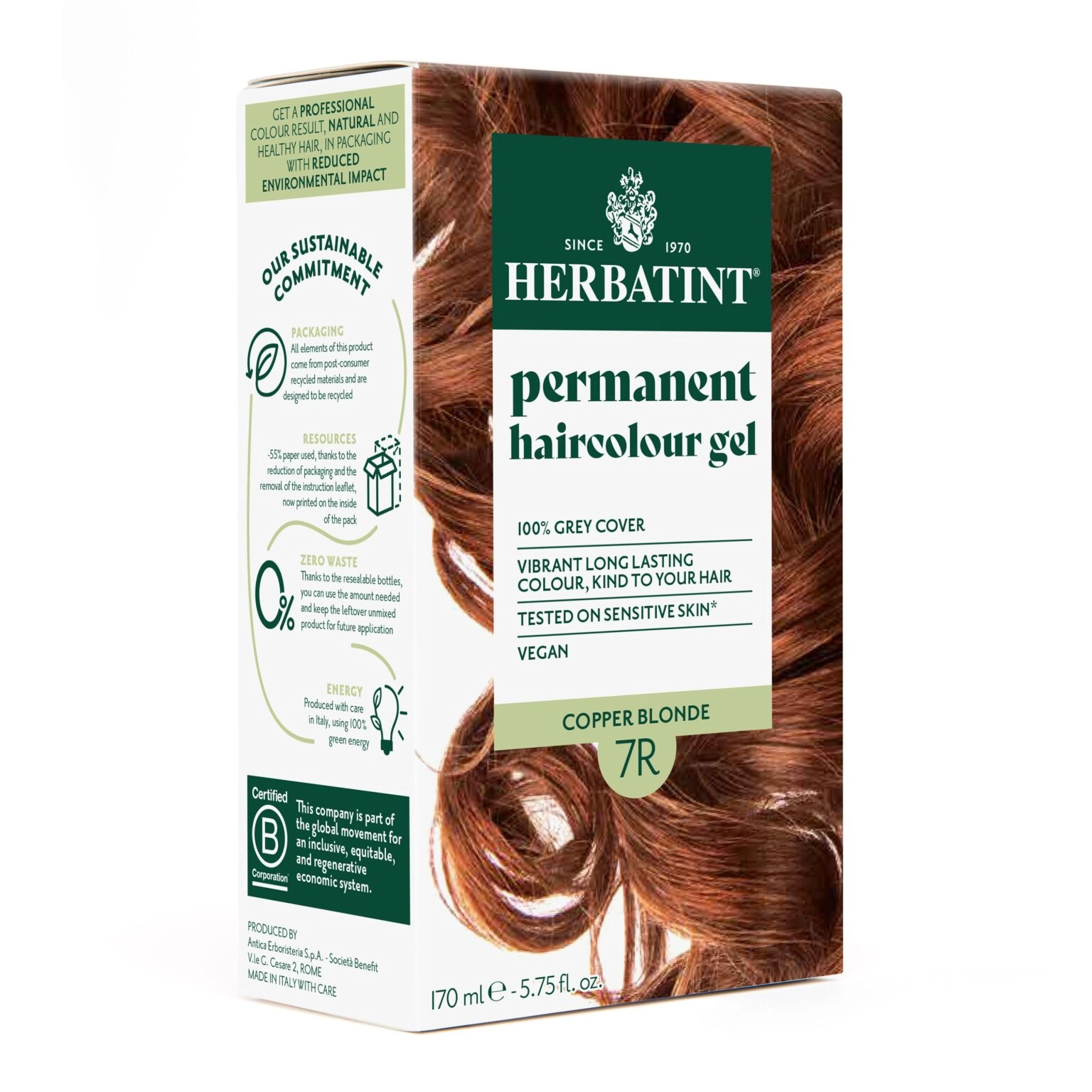 herbatint-coloration-cheveux-permanente-150ml-7r-blond-cuivre-1536x1536 Herbatint Coloration Permanente Blond Cuivré 7R 170ml – Image 1