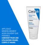 CeraVe Baume Hydratant Nourrissant Peau Sèche à Très Sèche | 177ml = Crème Lavante Miniature Offerte – Image 8