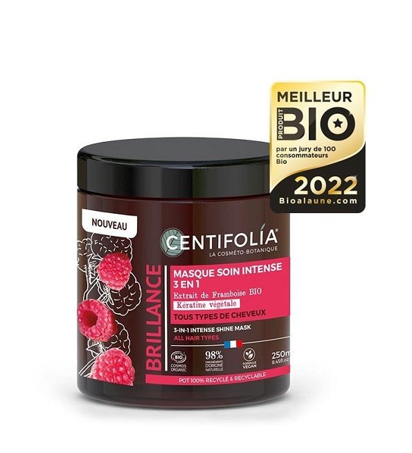 masque-soin-brillance-intense-3en1-1.jpg CENTIFOLIA Sublime brillance MASQUE SOIN BRILLANCE INTENSE 3EN1 250ml – Image 1