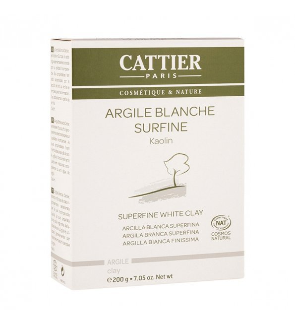 masque-visage-1.jpg Cattier Argile Verte Blanche surfine 200g – Image 1