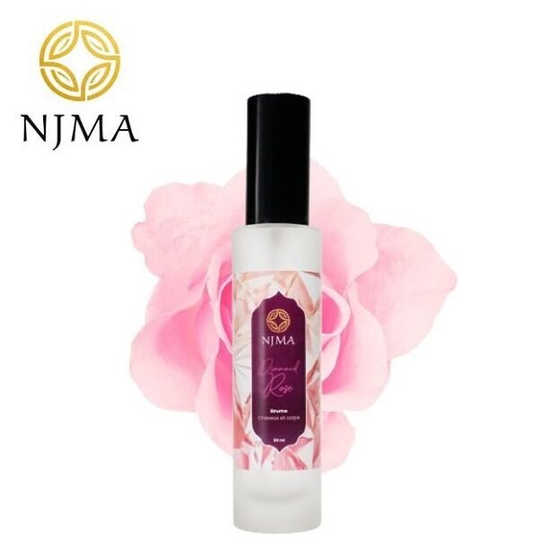 NJMA Diamant Rose Brume parfumée Cheveux et Corps 50 ml