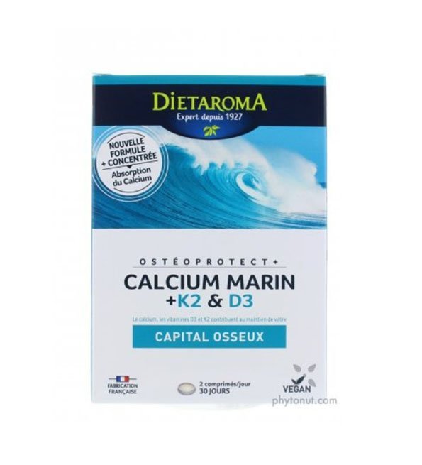 osteoprotect-1.jpg Dietaroma Calcium Marin +K2 & D3 60cps – Image 1