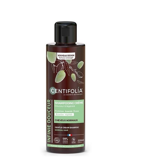 shampoing-creme-cheveux-normaux-centifolia-1.jpg CENTIFOLIA SHAMPOING CRÈME DOUCEUR 200ml – Image 1