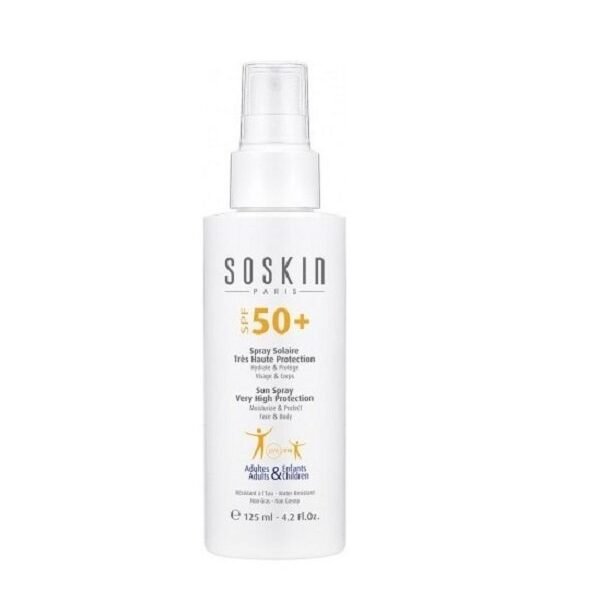 SOSKIN SPRAY SOLAIRE TRÈS HAUTE PROTECTION SPF50+ 125ML