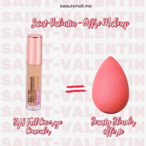 BYS Full Coverage Concealer Light Sand = Beauty Blender Offert