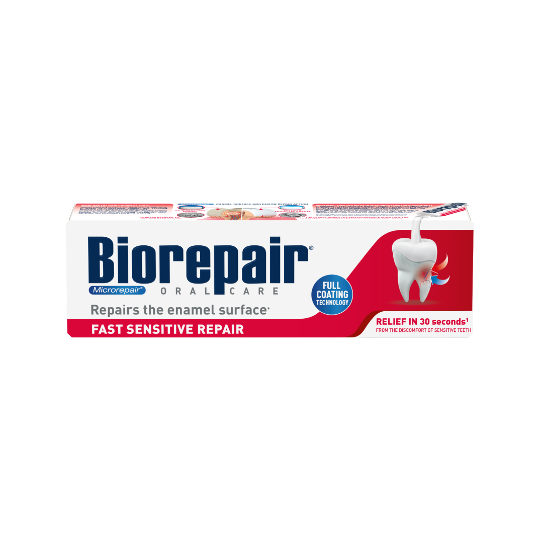Biorepair-Dentifrice-Fast-Sensitive-Repair-75ml.png Biorepair Dentifrice Fast Sensitive Repair 75ml – Image 1