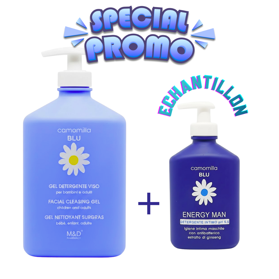 Camomilla-Blu-gel-Nett-surgras-500ml-Blu-Energy-Man-50ml-ECH.png Camomilla Blu Gel Nettoyent Surgras 500ml+ Blu Energy Man 50ml Format Voyage – Image 1