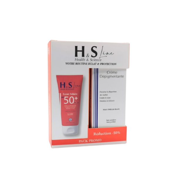 H&S Ecran Solaire Spf50 + Creme Depigmentante 50ml Pack -50%
