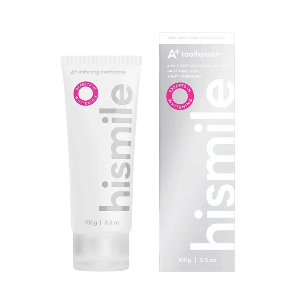 Hismile-Toothpaste-A-Whitening-100g.png Hismile Toothpaste A +Whitening 100g – Image 1