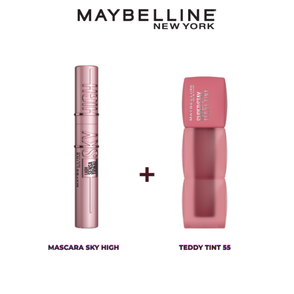 Maybelline Saint Valentin Teddy 55 + Sky High Pack