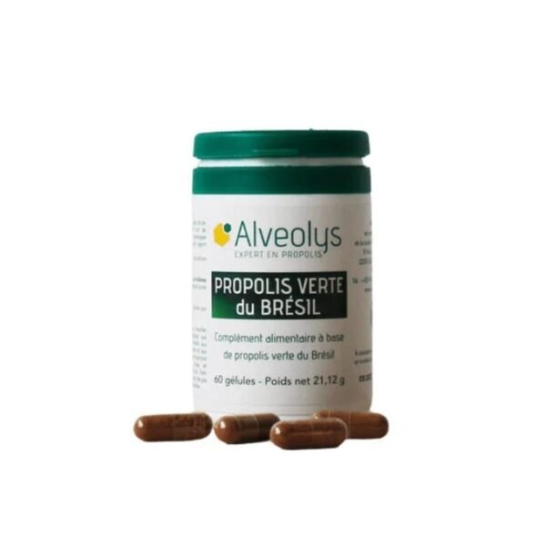 Alveolys Propolis Verte Du Bresil 60 Gelules