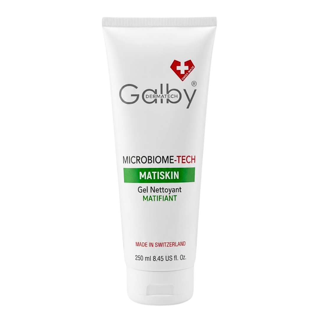 Galby Matiskin Gel Nettoyant Matifiant 250ml Galby Dermatech Matiskin Gel Nettoyant Matifiant 250ml – Image 1