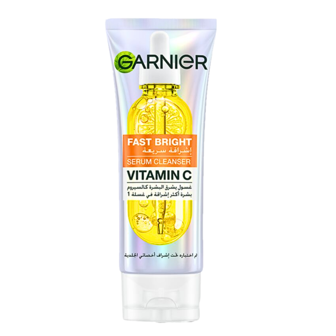 Garnier-serum-cleanser-100ml.png Garnier Fast Bright Serum Cleanser 100ml – Image 1