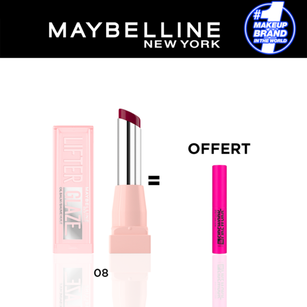 Maybelline Lifter Glaze 08 Acai Glaze = Mini Mascara Offerte