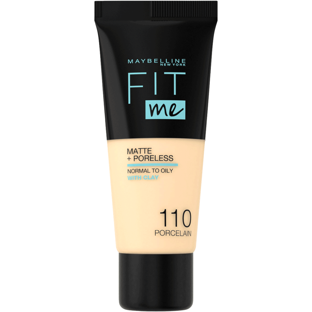 Maybelline Fit Me Matte+Poreless 110 30ml Maybelline Fonds De Teint Fit Me Matte+Poreless 110 30ml – Image 1