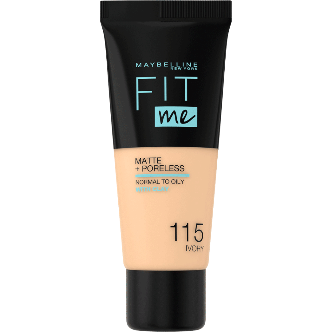 Maybelline Fit Me Matte+Poreless 115 30ml Maybelline Fonds De Teint Fit Me Matte+Poreless 115 30ml – Image 1