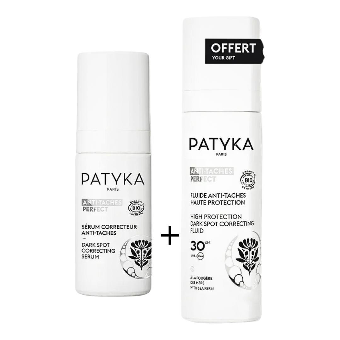 Patyka-Duo-Anti-Taches-Serum-Correcteur-30mlFluide-HT-spf30-.png Patyka Anti-Taches Serum Correcteur 30ml+Fluide HT Spf30 Pack – Image 1