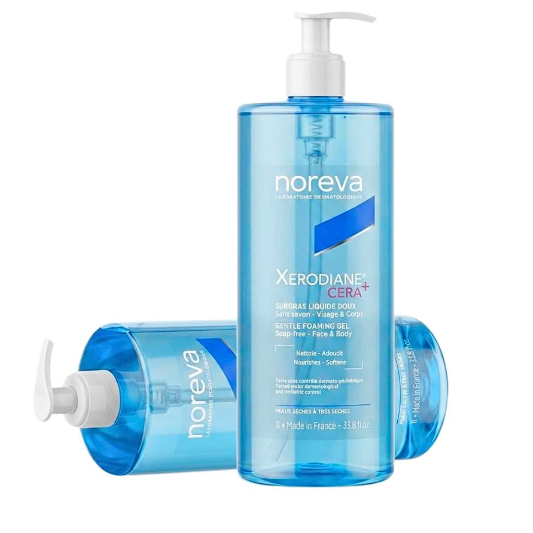 Xerodiane+ Cera gel surgras liquide Doux 1L Noreva Xerodiane+ Cera Gel Surgras Liquide Doux 1L – Image 1