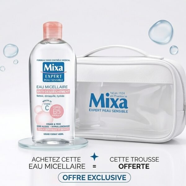 Mixa Eau Micellaire Physiologique Peaux Sensible & Seche 400ml