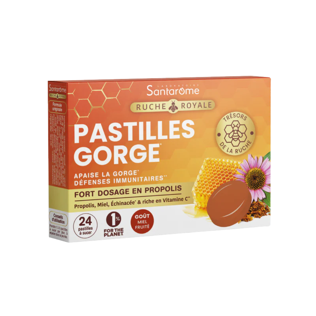 Santarome Pastilles Gorge Propolis 24 Pastilles Santarome Pastilles Gorge Propolis 24 Pastilles – Image 1