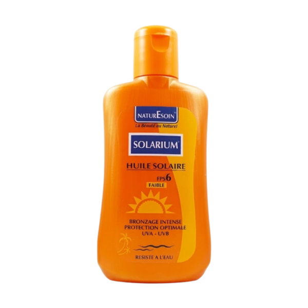 Nature Soin Solarium Huile Solaie FPS6 100ml