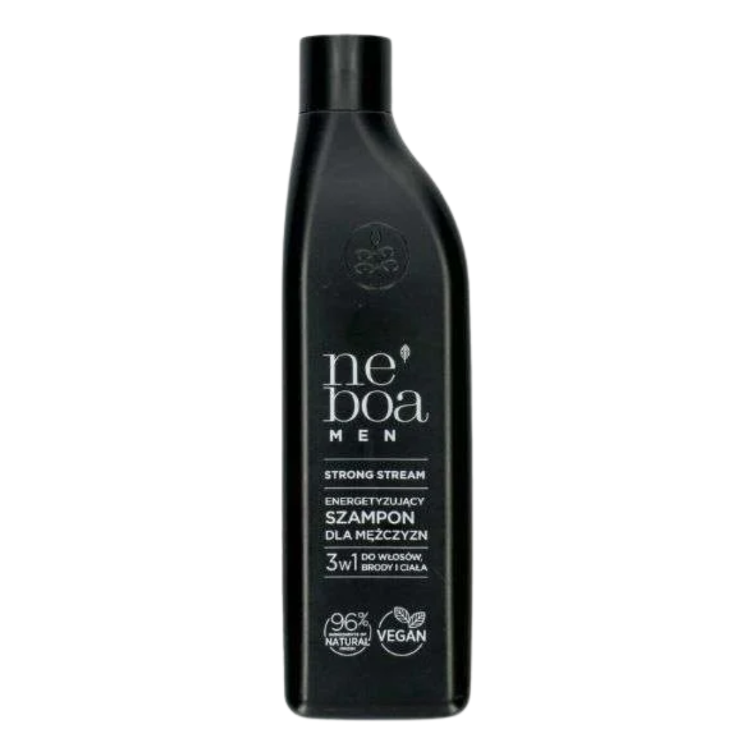 Neboa Shampoing Homme Energisant 3en1 300ml Neboa Shampoing Homme Energisant 3en1 300ml – Image 1