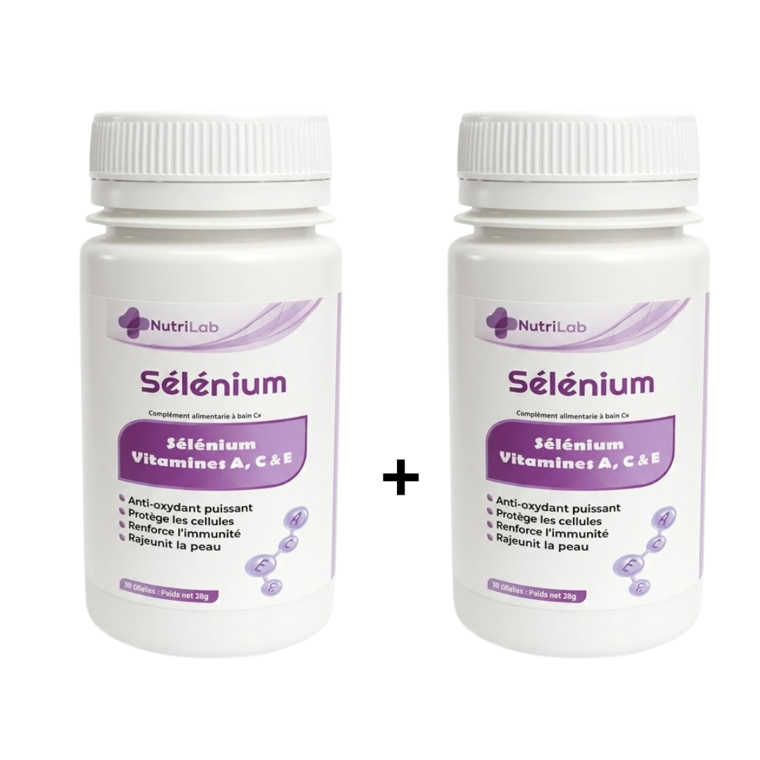 Nutrilab Selenium 2×60 Gelules Duo Pack