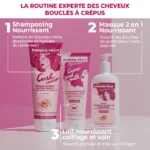 ENERGIE FRUIT MASQUE 2 EN 1 DÉMÊLANT CURL NUTRITION INTENSE 300ML – Image 2