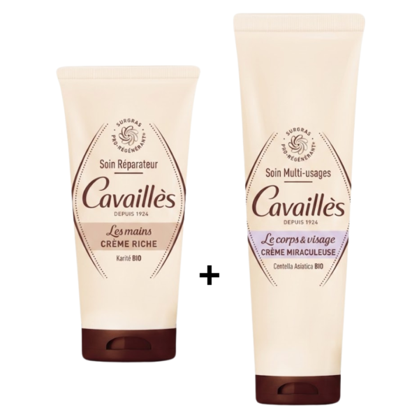 Roge Cavailles Creme Miracle 100ml+Creme Mains Riche Reparateur 50ml Duo Pack