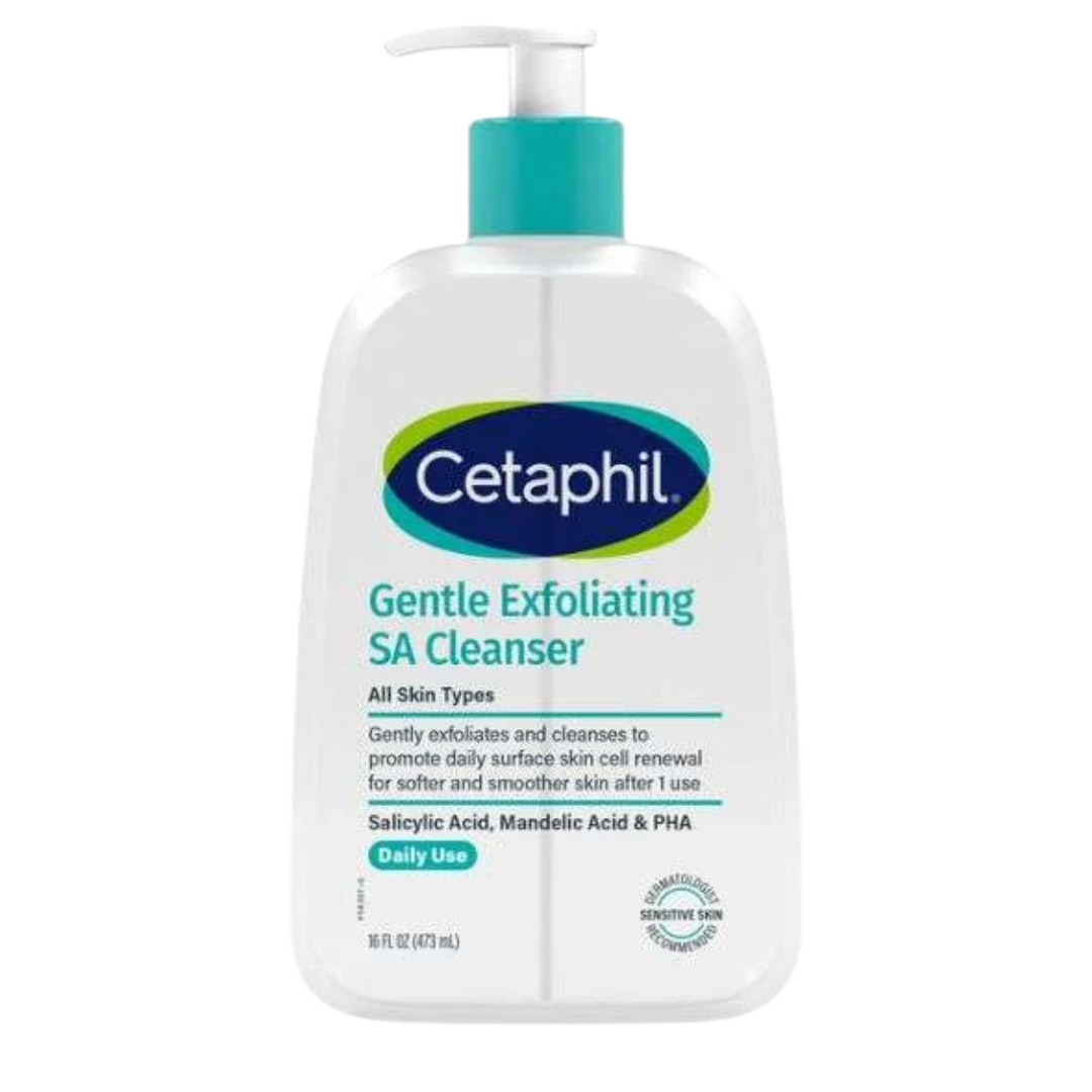 Cetaphil Gentle Exfoliating Cleanser 473ml Cetaphil Gentle Exfoliating SA Cleanser 473ml – Image 1