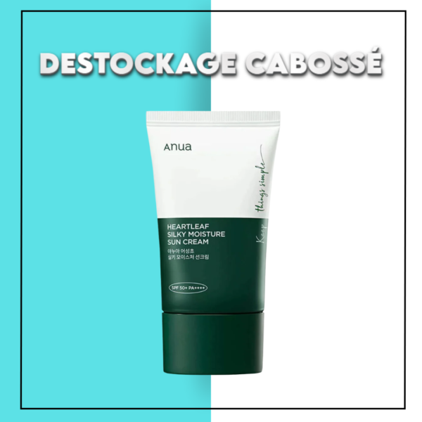 Anua HeartleaF Siky Moisture Sun Cream 50ml – DESTOCKAGE CABOSSÉ