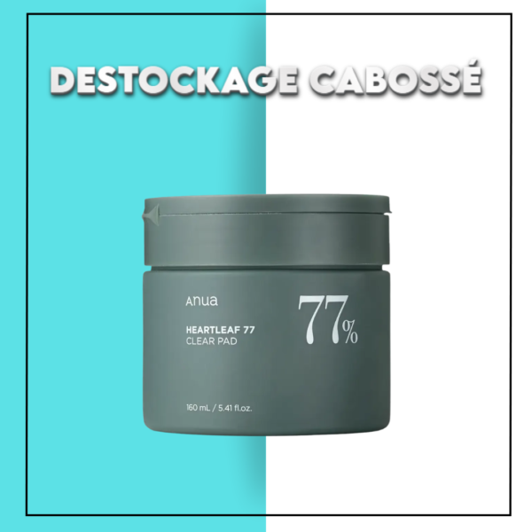 Anua HeartleaF 77 Clear Pad 160ml - DESTOCKAGE CABOSSÉ