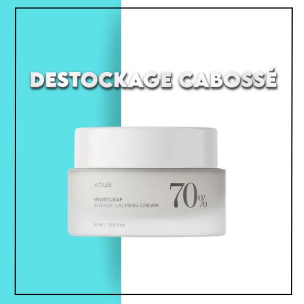 Anua HeartleaF 70 Intense Calming Cream 50ml - DESTOCKAGE CABOSSÉ