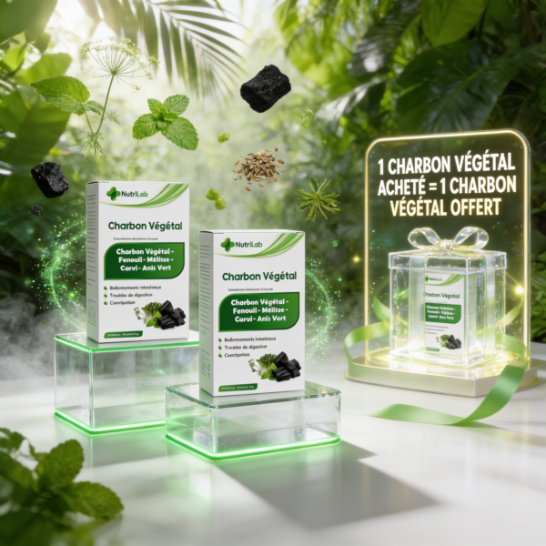 Nutrilab Charbon Vegetal = Charbon Vegetal Offert