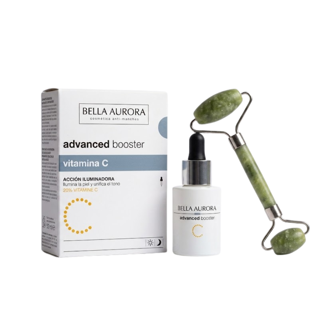 Bella Aurora Advanced Booster Vitamine C 30ml+Roller de Massage Bella Aurora Advanced Booster Vitamine C 30ml+Roller de Massage – Image 1