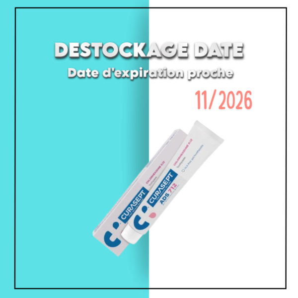Curaprox - Curasept ADS 712 - Dentifrice Gel 0,12% CHX - 75 ml - DESTOCKAGE DATE