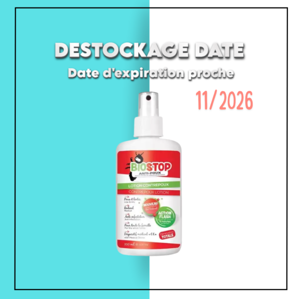 Biostop Lotion anti-poux  - 100ml - DESTOCKAGE