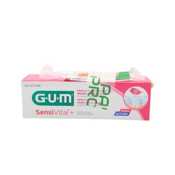 Gum dent sensivital plus 75ml+Brossette 1314 pack