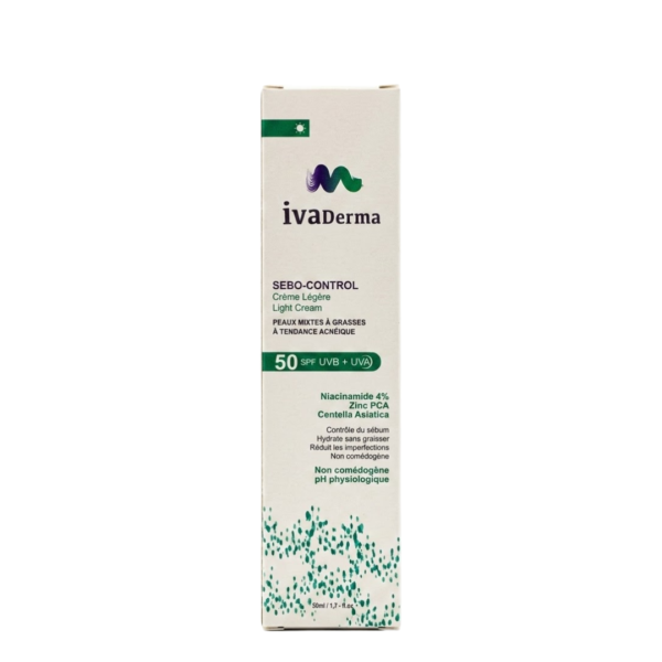 Ivaderma Sebo Control Creme Legere Spf50+ 50ml