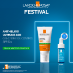 La Roche-Posay Anthelios UVMUNE400 Oil Control Invisible SPF50+ Peau Mixte à Grasse Acnéique | 50ml  = Mini Hyalu B5 OFFERT