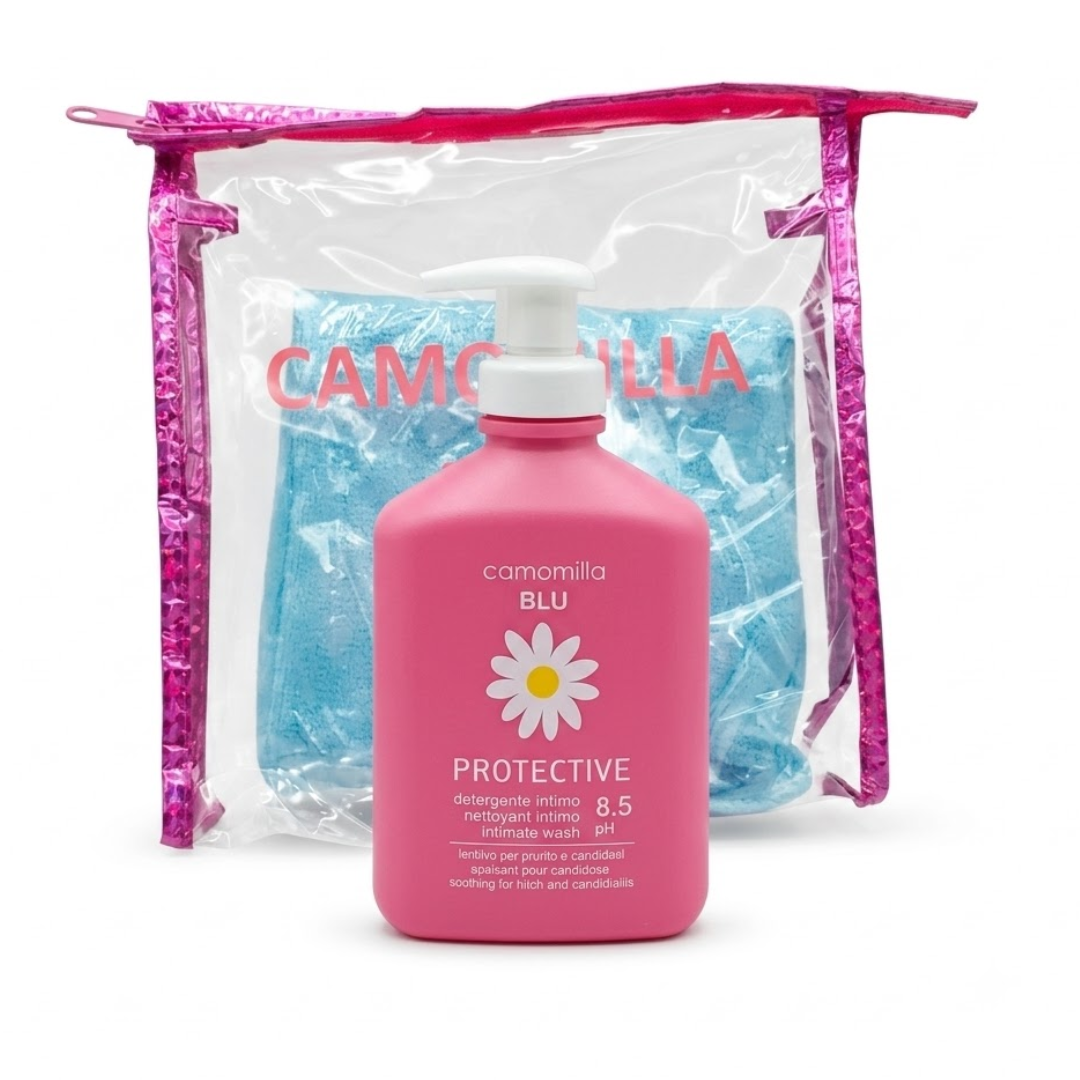 camomilla Camomilla Blu Protective 300ml+Serviette Trousse – Image 1