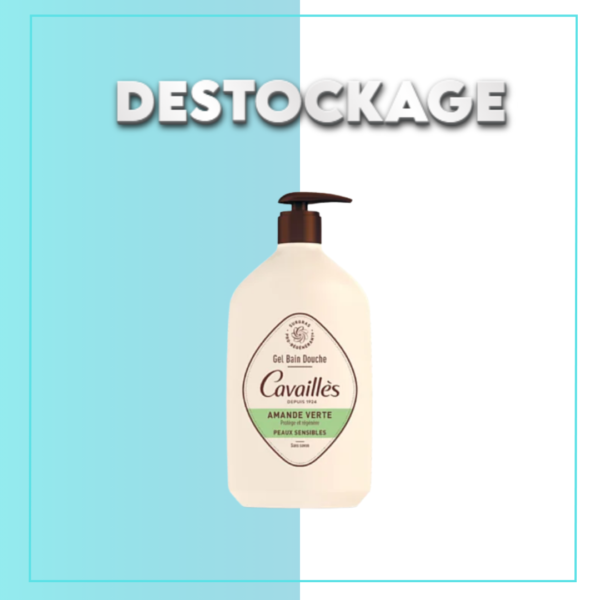 Rogé Cavaillès Gel Surgras Bain et Douche Amande Verte 1L DESTOCKAGE